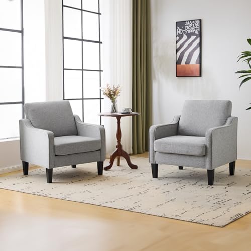 VINGLI Accent Chairs Set of 2, Modern Traditional Armchair for Living Room