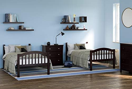 Storkcraft Long Horn Twin-Over-Twin Bunk Bed, Espresso
