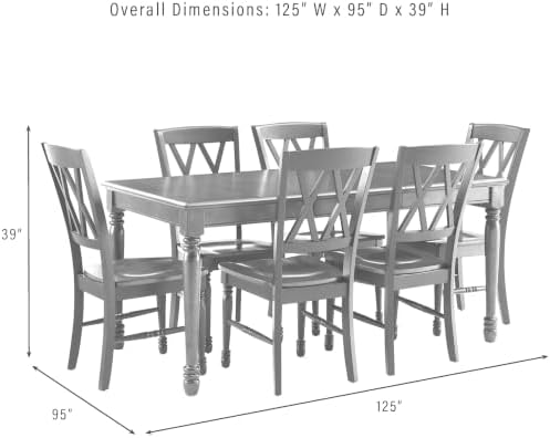 Crosley Furniture Shelby 7-Piece Dining Set