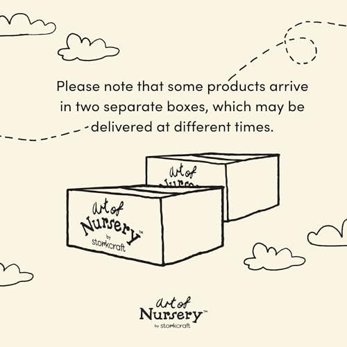 Storkcraft Porto Convertible Crib & Storkcraft Crib Mattress, Frosted Oat