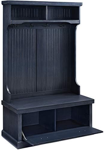 Crosley Furniture Seaside Hall Tree, Shoe Rack Bench