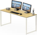 SHW Mission 55-Inch Home Office Computer Desk, Oak