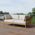Acanva Vento Outdoor Patio Furniture Set, Loveseat
