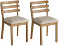 SIMTONAL Farmhouse Dining Chairs, 2 Pcs