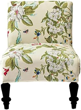 Eco-Ancheng Armless Chair Slipcover - Removable, Washable, Printed Covers for Living & Dining Room