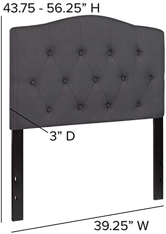 EMMA + OLIVER Twin Tufted Headboard