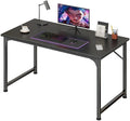 PRAISUN 40 Inch Computer Desk, Office Desk, Spacious Desktop, Black