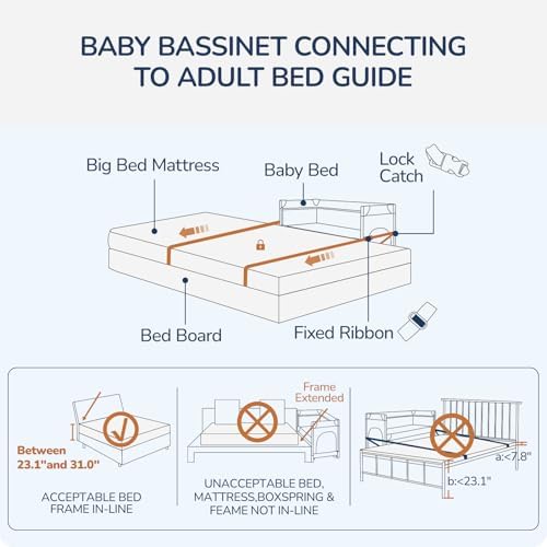 Portable Playard Bedside Crib Sleeper