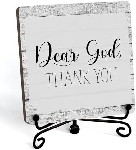 Home Decor, Farmhouse Shelf Decor For Living Room, Boho Aesthetic Table Decorations, Christian Gifts For Women Men, Entryway Tv Stand Fireplace Mantle Coffee Table Decoration (god-14)