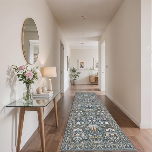 HY HAOYUNLAI Washable 3x9 Long Runner Rug for Hallway Non-Slip Carpet