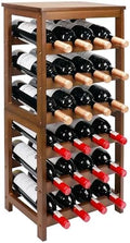Wine Rack Freestanding Floor, 6-Tier Display Wine Storage Shelf