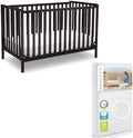 Delta Children Heartland 4-in-1 Convertible Crib & Mattress, Dark Chocolate