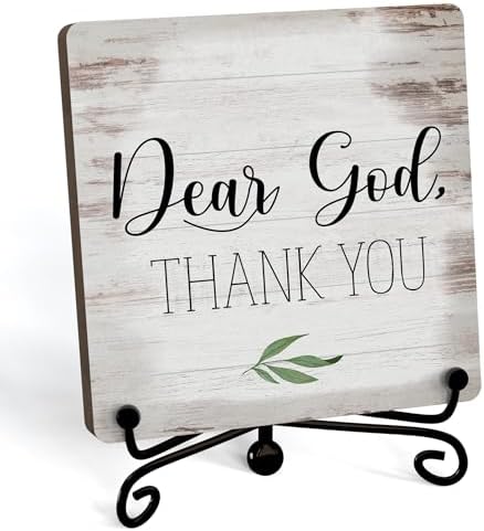 Home Decor, Farmhouse Shelf Decor For Living Room, Boho Aesthetic Table Decorations, Christian Gifts For Women Men, Entryway Tv Stand Fireplace Mantle Coffee Table Decoration (god-13)