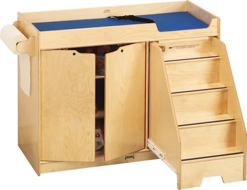 Jonti-Craft 5137JC Changing Table with Stairs, Right