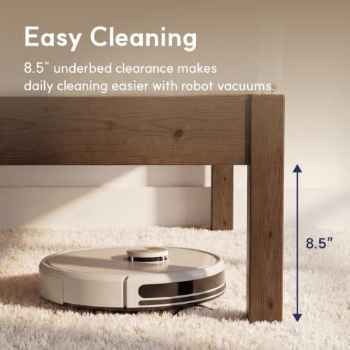 LIFEMENT Full Bed Frame Classic Wood Platform, Noise Free, Under Bed Storage, No Box Spring Needed, Easy Assembly, Espresso