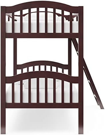 Storkcraft Long Horn Twin-Over-Twin Bunk Bed, Espresso