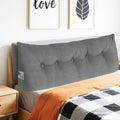Headboard Pillow Twin, Triangular Bed Wedge Backrest Reading Pillow Cushion for Dorm Sofa Day Bed