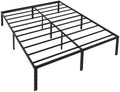 Queen Bed Frame 11 Legs Support Metal Platform with Storage Space