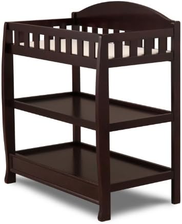 Delta Children Infant Changing Table with Pad, Dark Chocolate
