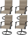 Murago Patio Chairs Set of 4, Outdoor Chairs Set of 4, Patio Chairs, Khaki