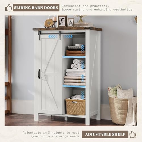 AMERLIFE 3-Piece White Bedroom Set with 3-Drawer Dresser & 2 Nightstands