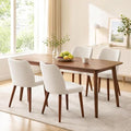GarveeHome Wooden Dining Chairs Set of 4,Farmhouse Kitchen Chairs