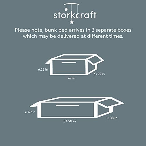 Storkcraft Long Horn Twin-Over-Twin Bunk Bed, Espresso