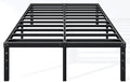 Hafenpo 12 Inch Queen Bed Frame, Under Bed Storage, Black