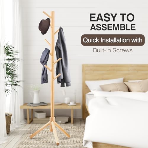 WANGMUXIA Freestanding Coat Rack