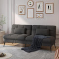 COMHOMA Futon Sofa Bed, 72″ Convertible Sleeper Sofa, Upholstered Loveseat