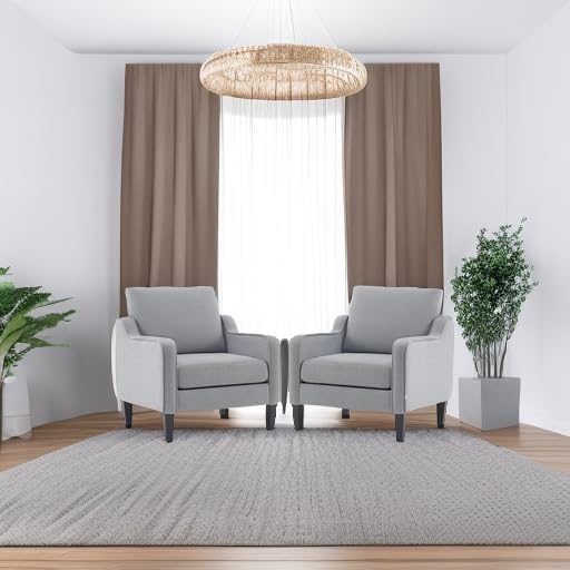 VINGLI Accent Chairs Set of 2, Modern Traditional Armchair for Living Room
