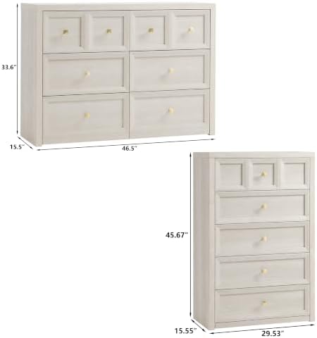 Dresser and Nightstand Sets 4 Piece for Bedroom Set Furniture