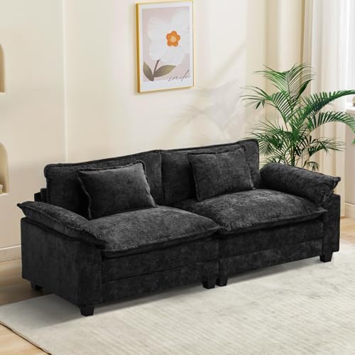 Oprisen 86" Modular Sectional Sofa, Comfy Loveseat Deep Cloud Couch