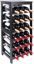Wine Rack Freestanding Floor, 6-Tier Display Wine Storage Shelf