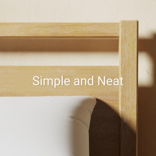 LIFEMENT Signature Wood Platform Bed Frame with Headboard, Essential, Noise Free, Under Bed Storage, No Box Spring Needed, Easy Assembly (Natural, Queen (U.S. Standard))