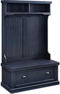 Crosley Furniture Seaside Hall Tree, Shoe Rack Bench
