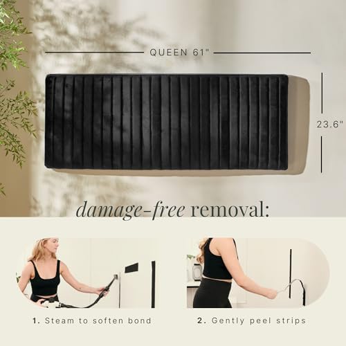 Hearth & Harbor Wall Mounted Queen Headboard Only, Bed Headboard Queen Size