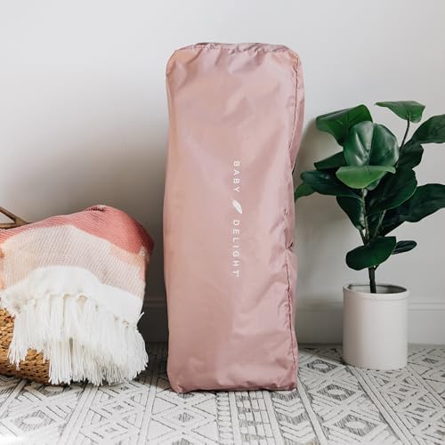 Baby Delight Lunaire Organic Full Size Crib, Organic Rose