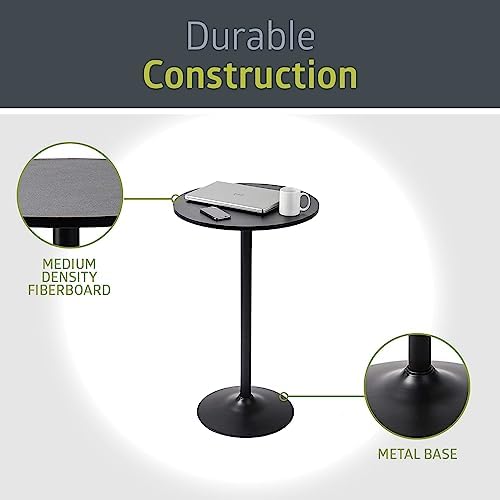 Pearington Pub Table, Jet Black, 4pk