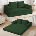 COMAX Convertible Futon Sofa Bed, 59" Folding Boneless Loveseat Small Couch