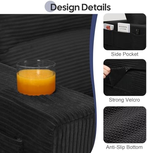 COMAX Futon Sofa Bed, Convertible Sofa Bed, Folding Boneless Couches