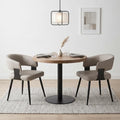 Dining Chairs Set of 2, Modern Faux Leather Kitchen Chairs