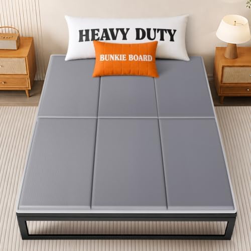 LAVEVE Heavy Duty Bunkie Board Queen Size 60'' x 80'', Anti-Slip Bed Slat