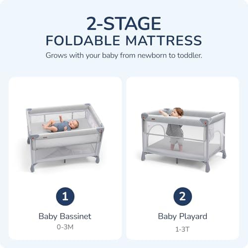 Portable Playard Bedside Crib Sleeper