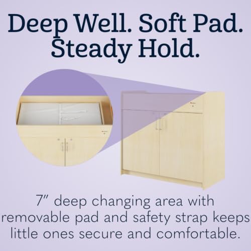Foundations Fully Assembled SafeSwing Daycare Changing Table