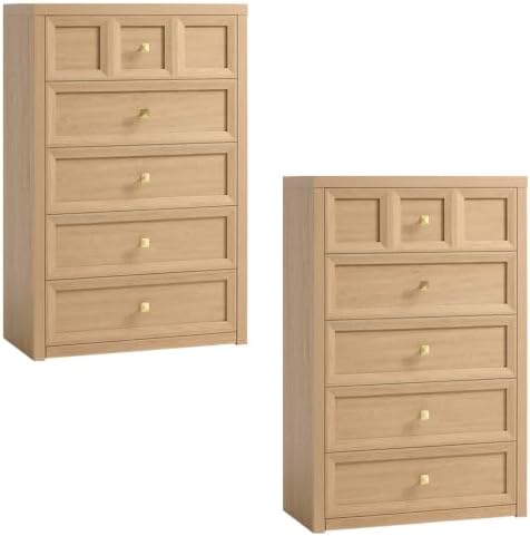 Dresser and Nightstand Sets 2 Piece for Bedroom Set Furniture