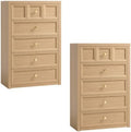 Dresser and Nightstand Sets 2 Piece for Bedroom Set Furniture