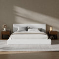 RECCI AirFrame King Size Upholstered Bed Frame with Plush Padded Headboard