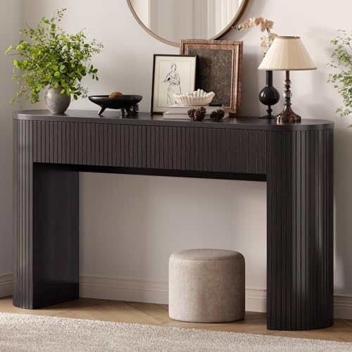 ONBRILL 55 Inch Console Table with 2 Drawers, Entryway Tables with Storage