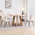 Round Dining Table Set for 4, Kitchen Table and Chairs
